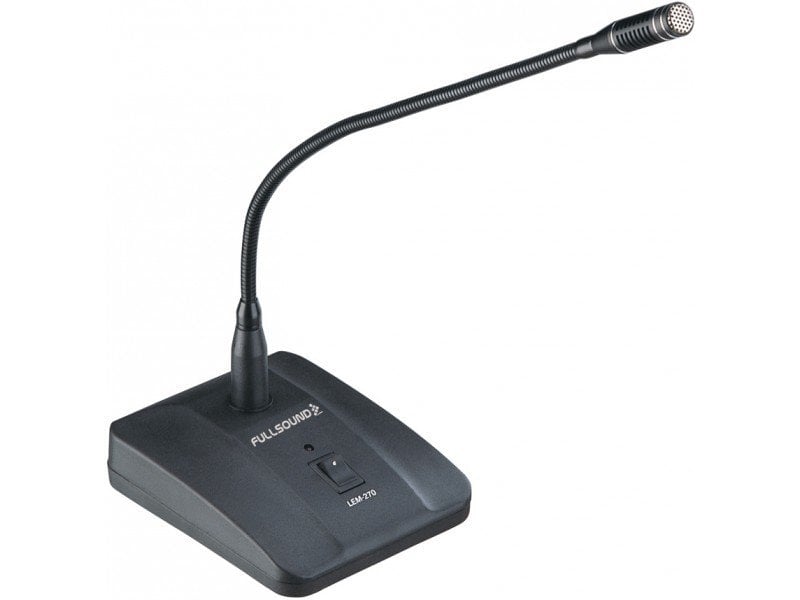 Fullsound LEM-270 Konferans Mikrofonu (5 mt Kablolu, Kürsü Mikrofonu)