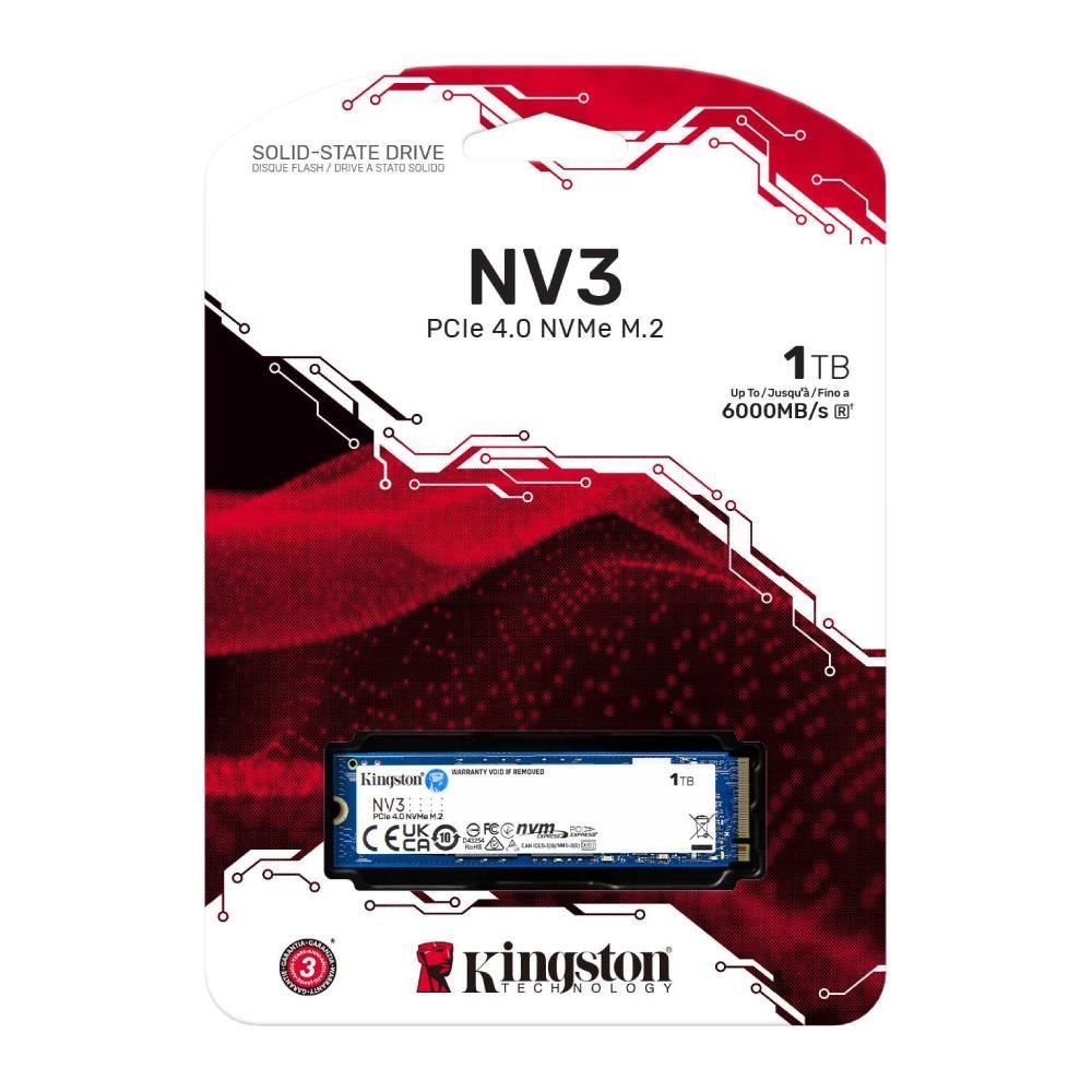 Kingston SNV3S/1000G 6000/4000MB/s 1TB 2280 NVME SSD