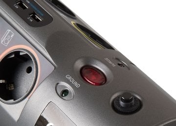 S-link Swapp SP10AF USB 3.1A 1.8m 1.5mm2 10' lu Akım Korumalı Gri + 2 Usb Port 3100mA 5V Priz