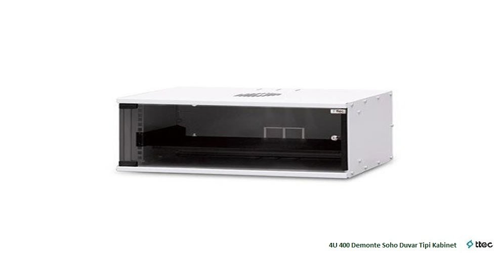 Ttec Business Demonte 19\'\' 4U 400 Soho Duvar Tipi Rack Kabinet- Formrack Kabinet Üretim Rohs Sertifikalı