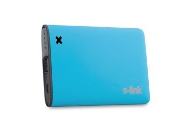S-link IP-M42 4200mAh 2100MA Çıkış Mavi Powerbank Şarj Aleti Taşınabilir Pil Şarj Cihazı