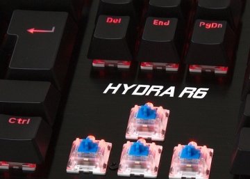 Everest Rampage Hydra R6 Siyah USB Aydınlatmalı Gaming Pro Q Multimedia Makrolu Mekanik Klavye - Kırmızı Siyah Sport Tasarım
