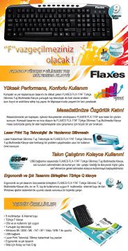 FLAXES FLX-174F-MM USB MULTİMEDYA F TR KLAVYE LASER PRİNT TL LOGOLU