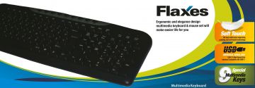 FLAXES FLX-174F-MM USB MULTİMEDYA F TR KLAVYE LASER PRİNT TL LOGOLU