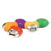 FLAXES FUC-202 USB 2.0 4 PORT ÇOKLAYICI RENKLİ