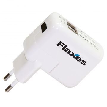 FLAXES FXA-700B 5V 2,1A EV ŞARJI TABLET VE GSM UYUMLU 2 USB BEYAZ