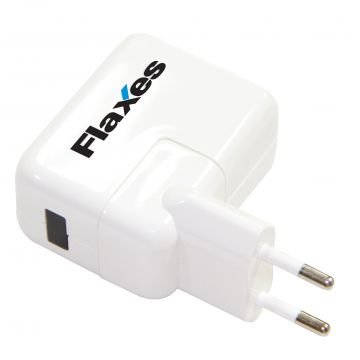 FLAXES FXA-700B 5V 2,1A EV ŞARJI TABLET VE GSM UYUMLU 2 USB BEYAZ