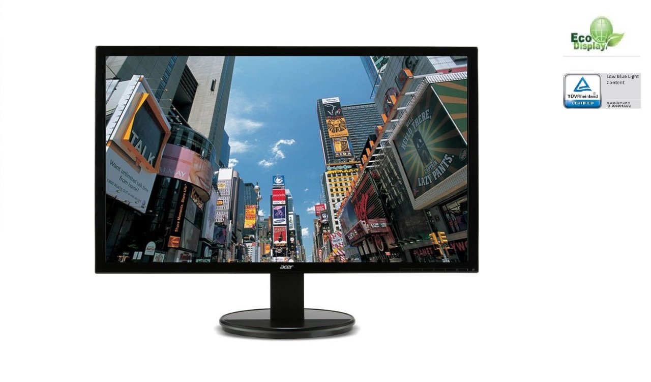 Acer K222HQLbd 21.5'' 5ms Analog+DVI Full HD Led Monitör...Göz Dostu Düşük Mavi Işık İçerikli Çevre Dostu Civasız Acer Led Monitör