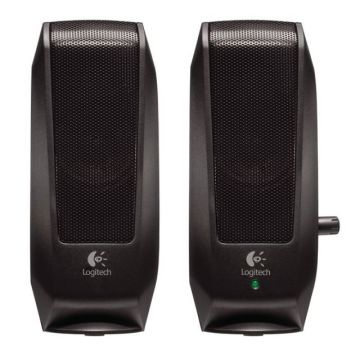 Logitech S120 Speaker 2.3W RMS 3.5mm Jack 1+1 Speaker Siyah