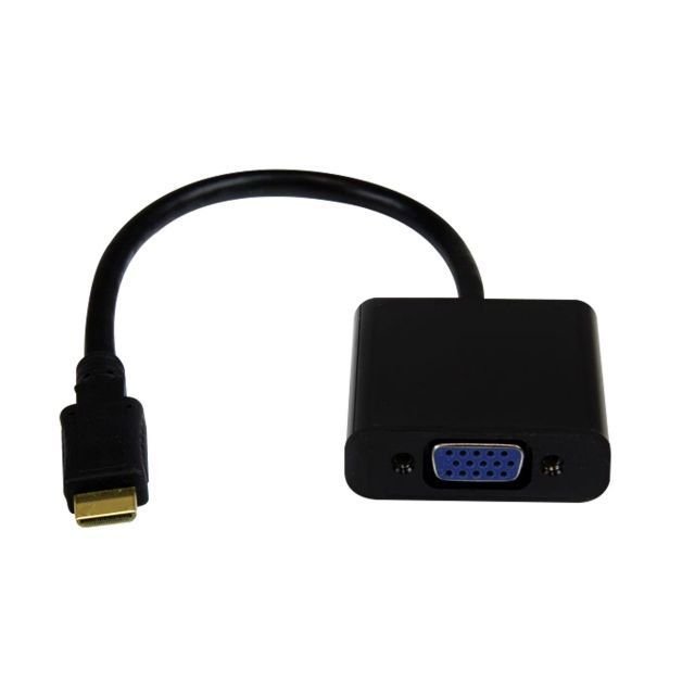 FLAXES FCK-HV HDMI DAN VGA ÇEVİRİCİ (TEK KABLOLU SES ÇEVİRİ ÖZELLİKLİ)