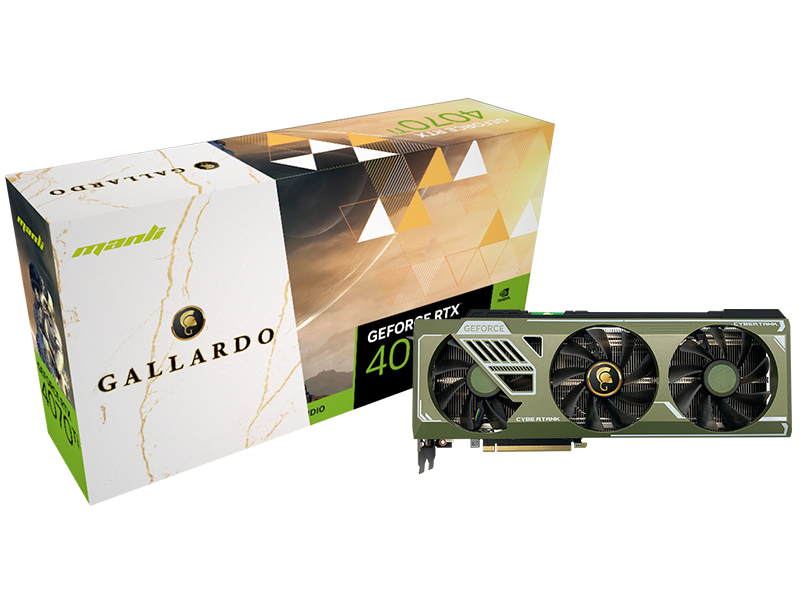 MANLI 12GB RTX 4070TI G/6RFHPPP-M3542 GeForce RTX4070Ti GALLARDO