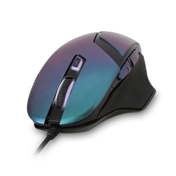 Everest Rampage SMX-R7S REVOLVER Usb Metalik Mavi 10000 Dpi 6 Farklı Işık Makrolu Oyuncu Mouse