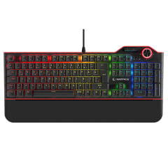Rampage Hydra R6 Full Color RGB LED Gaming Pro Red Switch Q Aluminyum Kaplama Multimedia Mekanik Klavye