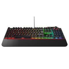 Rampage Hydra R6 Full Color RGB LED Gaming Pro Red Switch Q Aluminyum Kaplama Multimedia Mekanik Klavye