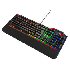 Rampage Hydra R6 Full Color RGB LED Gaming Pro Red Switch Q Aluminyum Kaplama Multimedia Mekanik Klavye