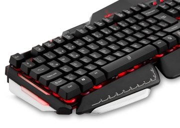 Everest Rampage Claymore Siyah USB Gaming Q Multimedia Klavye