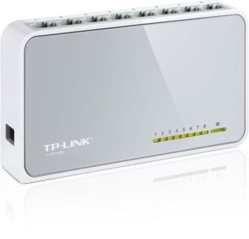 Tp-Link TL-SF1008D 8 Port 10/100Mbps Switch - Tak ve Kullan % 60 Enerji Tasarruflu Switch