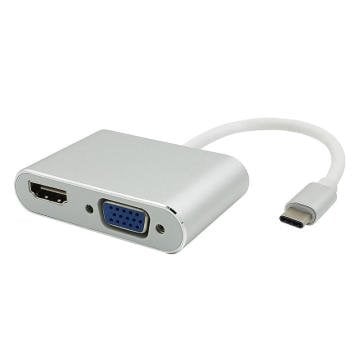 HADRON HD4684 TYPE-C TO VGA/HDTV/DVI//USB