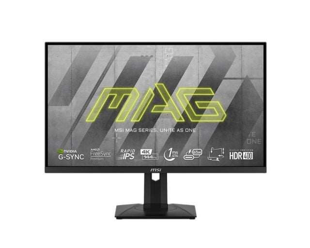 MSI 27 MAG 274UPF FLAT RAPID IPS 3840x2160 (UHD) 16:9 144HZ 1MS G-SYNC COMPATIBLE PIVOT GAMING MONITOR