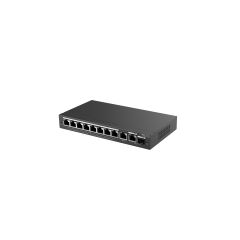Reyee RG-ES210GS-P 10 Portlu, 10/100/1000 Gigabit, Yönetilebilir Switch, 1 Gigabit Uplink, 1 Gigabit Combo, 8 Port PoE+ (120W)