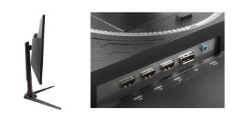 Rampage Rm-165 27'' 1ms 165Hz Curved IPS Pivot Gaming Monitör - Amd Freesync Kırmızı Led Işık