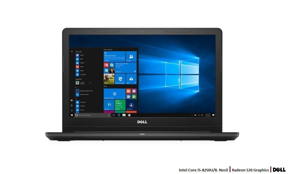 Dell Inspiron 3576 FHDB25F41C i5-8250U 4Gb 1Tb 2Gb R5 M520 15.6'' Linux Notebook...Dell İş ve Eğlence Bir Arada