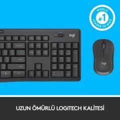 Logitech MK295 KlavyeMouse Set Kablosuz 920-009804