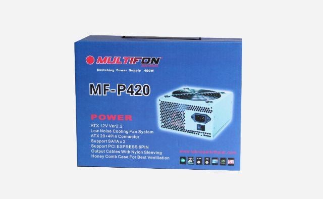 Multifon MF-P420 400W Power Supply ATX 20+4PIN POWER SUPPLY