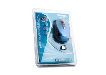 Everest Sm-901 Mavi Kablosuz Wireless Optik Mouse 2.4Ghz