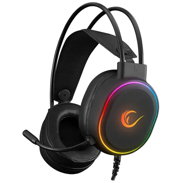 Rampage ROGUE Siyah USB RGB Ledli Gaming Esnek Mikrofonlu Oyuncu Kulaklık