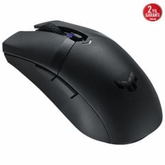 ASUS TUF GAMING M4 WIRELESS GAMING MOUSE DUAL WIRELESS MODU BLUETOOTH/RF 2.4 GHz 12.000 DPI OPTİK SENSÖR 6 PROGRAMLANABİLİR TUŞ PBT ANTİBAKTERİYEL ÜST KAPLAMA
