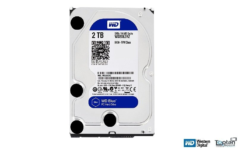 WD Blue 2 Tb 5400 rpm Sata 6 64 Mb 3.5'' Harddisk...Western Digital Wd20ezrz NoTouch Ramp Load Teknolojili Kullanıcı Dostu Acronis True Uygulama Uyumlu Wd Blue Wd20ezrz Hdd