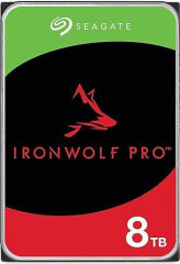 8 TB SEAGATE 3.5 IRONWOLF PRO SATA3 7200RPM 256MB ST8000NT001