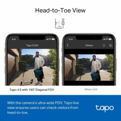 TAPO-D230S1 Smart Video Doorbell Camera Kit