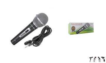 Fullsound LM-155 Profesyonel Kablolu Mikrofon...Sağlam ve Şık Plastik Gövdeli 3 Mt Kablolu Güçlü 72 db Ses Çıkışlı Toplantı Konferans Sahne Mikrofonu