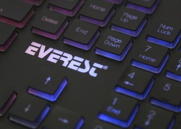 Led Aydınlatmalı İnce Klavye - Everest KB-840 Usb Q Standart Klavye