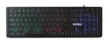 Led Aydınlatmalı İnce Klavye - Everest KB-840 Usb Q Standart Klavye