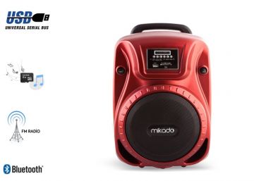 Mikado MD-812KP 40W Kırmızı Usb-SD-Fm Destekli Öğretmen/ Bluetoot