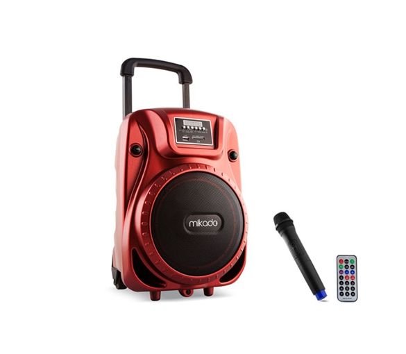 Mikado MD-812KP 40W Kırmızı Usb-SD-Fm Destekli Öğretmen/ Bluetoot