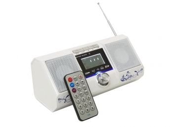 Mikado MD-805FM Beyaz Usb+SD+Fm LCD Ekran Müzik Kutusu