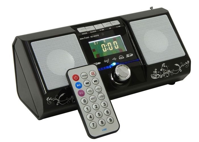 Mikado MD-805FM Siyah Usb+SD+Fm LCD Ekran Müzik Kutusu
