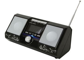 Mikado MD-805FM Siyah Usb+SD+Fm LCD Ekran Müzik Kutusu