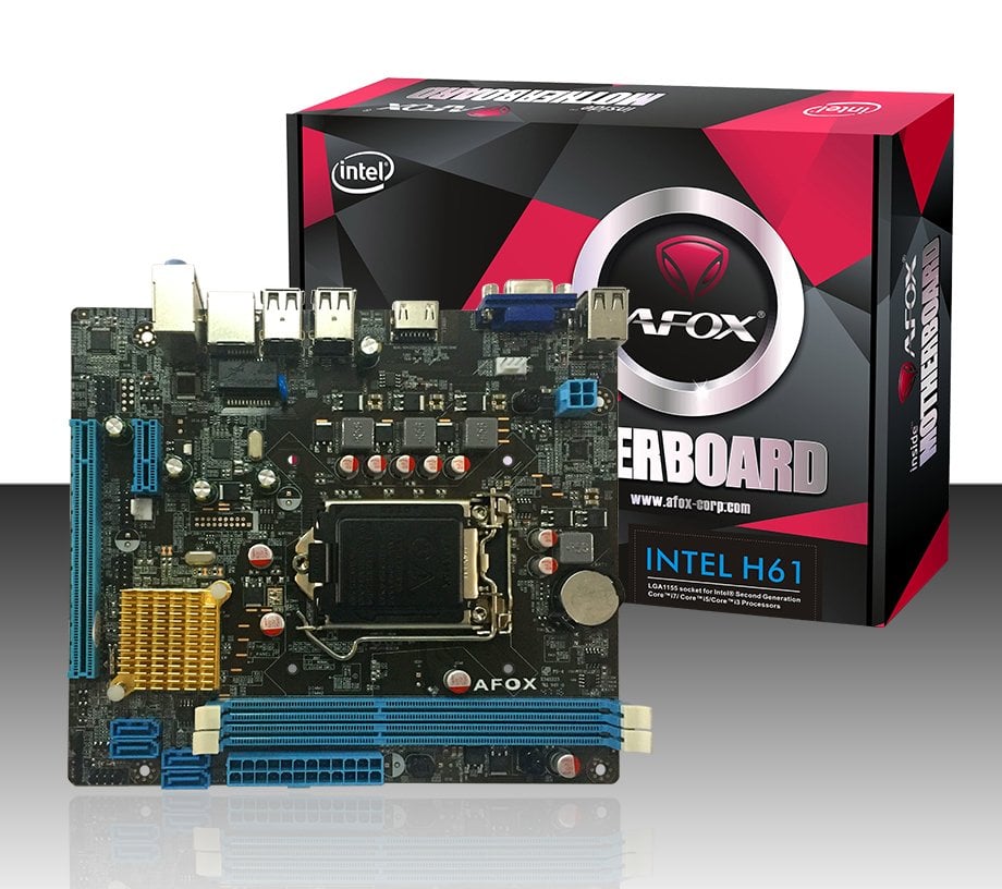Afox IH61-MA Intel LGA1155 H61 DDR3 MicroATX Anakart