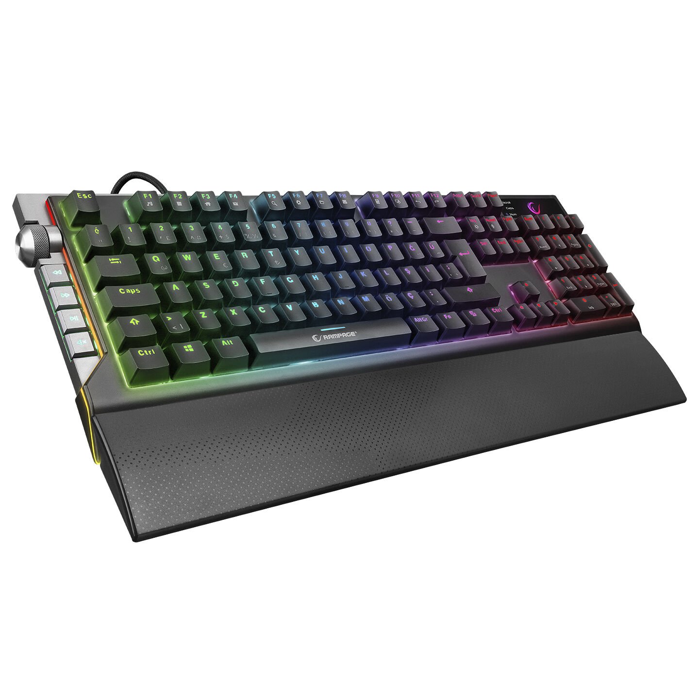Rampage KB-R29 GRAND Series RGB Ledli Mekanik Blue Optical Switch Gaming Oyuncu Klavyesi