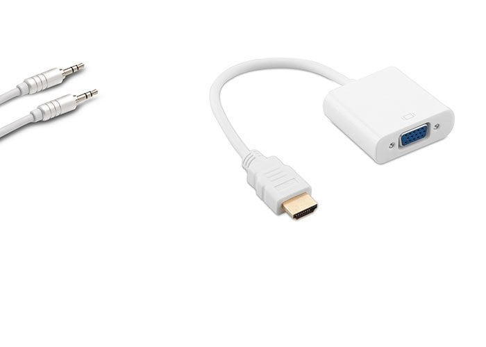 Hytech HY-HVS35 Hdmi to Vga + Audio Çevirici...Kullanışlı Tasarım Görüntü ve Ses Aktarıcı Converter