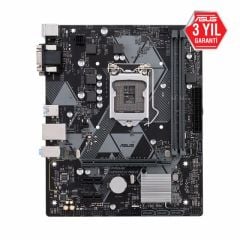 ASUS PRIME H310M-K R2.0 Intel H310 LGA1151 DDR4 2666 DVI VGA USB3.1 mATX Win7 + Win10 destekli