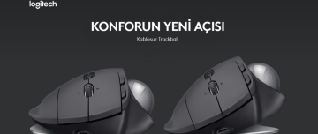 Logitech Mx Ergo Graphite Kablosuz Trackball Mouse Flow 910-005179