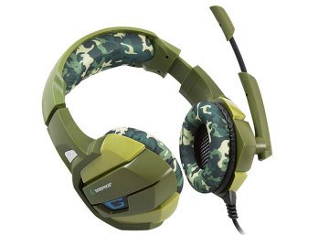 Rampage RM-K5 CAMUFLAJE Kamuflaj Renkli 7.1 Surround Sound System USB Mikrofonlu Oyuncu Kulaklığı