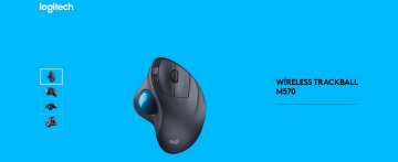 Logitech M570 Kablosuz Trackball Wireless Mouse 910-001882
