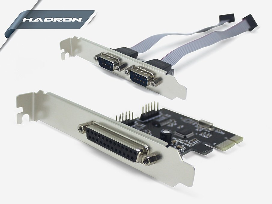 PCI Express Card - Hadron HD2214 Çift Seri Port + Parelel Lpt Com Port